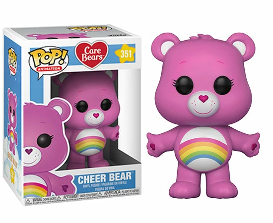 Animetasia Funko Pop Care Bears "Cheer Bear" #351 Mint Common 1 Animetasia Funko Pop Care Bears "Cheer Bear" #351 Mint Common
