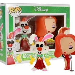 Animetasia Funko Pop Asia Exclusive Disney "Roger Rabbit And Jessica Rabbit" 2-Pack Mint Exclusives