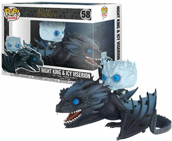 Animetasia Funko Pop Ride Game Of Thrones "Night King And Icy Viserion" #58 Mint Common 1 Animetasia Funko Pop Ride Game Of Thrones "Night King And Icy Viserion" #58 Mint Common