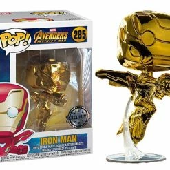 Animetasia Exclusives Funko Pop Marvel Avengers Infinity War "Iron Man" #285 Chrome Gold Mint