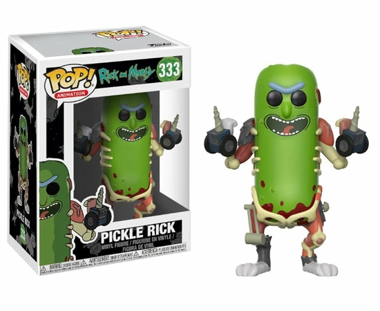 Animetasia Common Funko Pop Rick And Morty "Pickle Rick" #333 Mint 1 Animetasia Common Funko Pop Rick And Morty "Pickle Rick" #333 Mint
