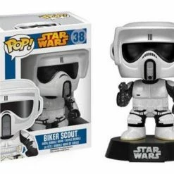 Animetasia Funko Pop Star Wars "Biker Scout" #38 Mint Blue Box Retired/ Vaulted
