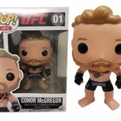 Animetasia Retired/ Vaulted Funko POP UFC "Conor McGregor" #01 Black Shorts Dethrone (Error Logo) Mint Condition