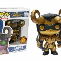Animetasia Exclusives Funko Pop Asia Exclusive World Of Warcraft "Illidan" Gold #14 Mint