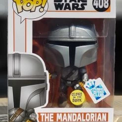 Animetasia New Arrival Funko Pop Star Wars The Mandalorian #408 Game Stop Exclusive GITD In Stock Now