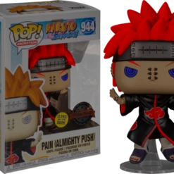 Animetasia Funko Pop! Naruto PAIN #944 Almighty Push GLOW Special Edition Sticker IN STOCK NOW New Arrival